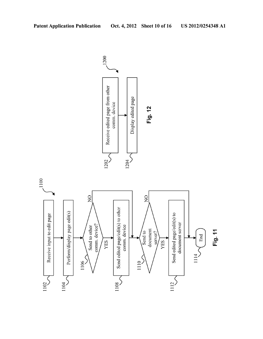SYSTEM AND METHOD FOR SHARING UNSUPPORTED DOCUMENT TYPES BETWEEN     COMMUNICATION DEVICES - diagram, schematic, and image 11
