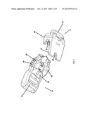 MAGNETIC FASTENING BUCKLE PROVIDED WITH PERMANENT MAGNETS AND A MECHANICAL     LOCKING diagram and image