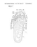 Upper Structure for a Shoe diagram and image