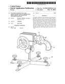 Cleaning, maintenance, and servicing rest for accommodating both a pistol     and a revolver non-simultaneously diagram and image