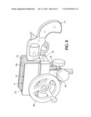 Cleaning, maintenance, and servicing rest for accommodating both a pistol     and a revolver non-simultaneously diagram and image