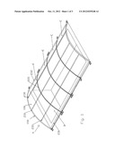 ROOFING ELEMENT OF THE TYPE USED IN PARTICULAR AS A LOW SWIMMING POOL     SHELTER ELEMENT diagram and image