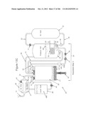 COMPRESSED AIR ENERGY STORAGE SYSTEM UTILIZING TWO-PHASE FLOW TO     FACILITATE HEAT EXCHANGE diagram and image