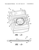 MAGNIFYING DOOR FOR A WASHING MACHINE APPLIANCE diagram and image