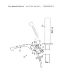 COLLAPSIBLE CONTROL LEVER diagram and image