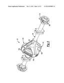 AXLE ASSEMBLY FOR A MOTORCYCLE ASSEMBLY HAVING A PAIR OF DRIVEN WHEELS diagram and image