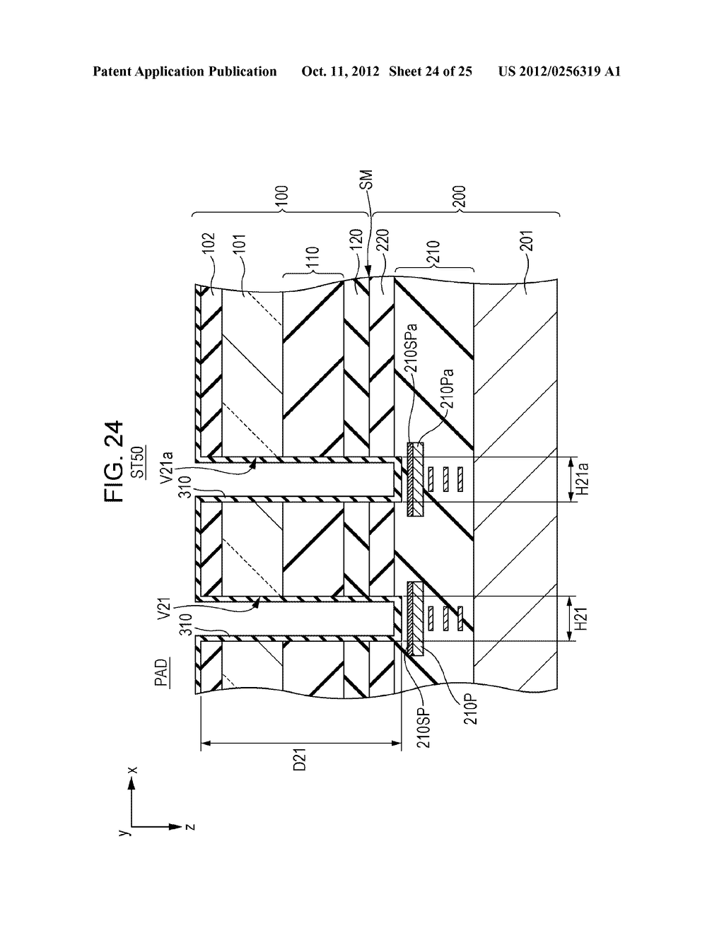 METHOD OF MANUFACTURING SEMICONDUCTOR DEVICE, SEMICONDUCTOR DEVICE, AND     ELECTRONIC APPARATUS - diagram, schematic, and image 25