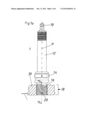 SPARK PLUG HAVING A HOLE FOR ADJUSTMENT diagram and image