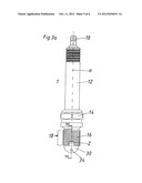 SPARK PLUG HAVING A HOLE FOR ADJUSTMENT diagram and image