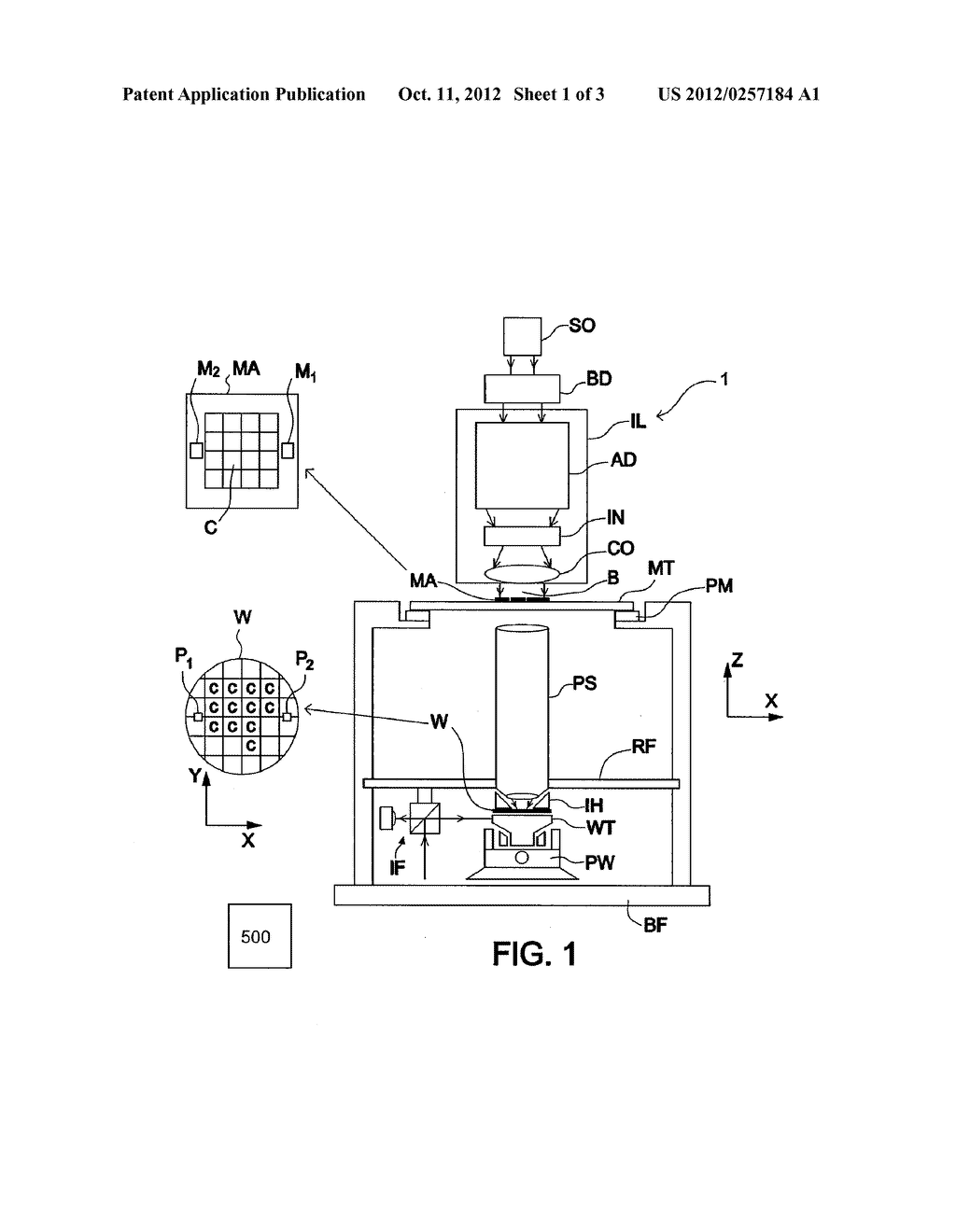 LITHOGRAPHIC APPARATUS, DEVICE MANUFACTURING METHOD, AND METHOD OF     CORRECTING A MASK - diagram, schematic, and image 02