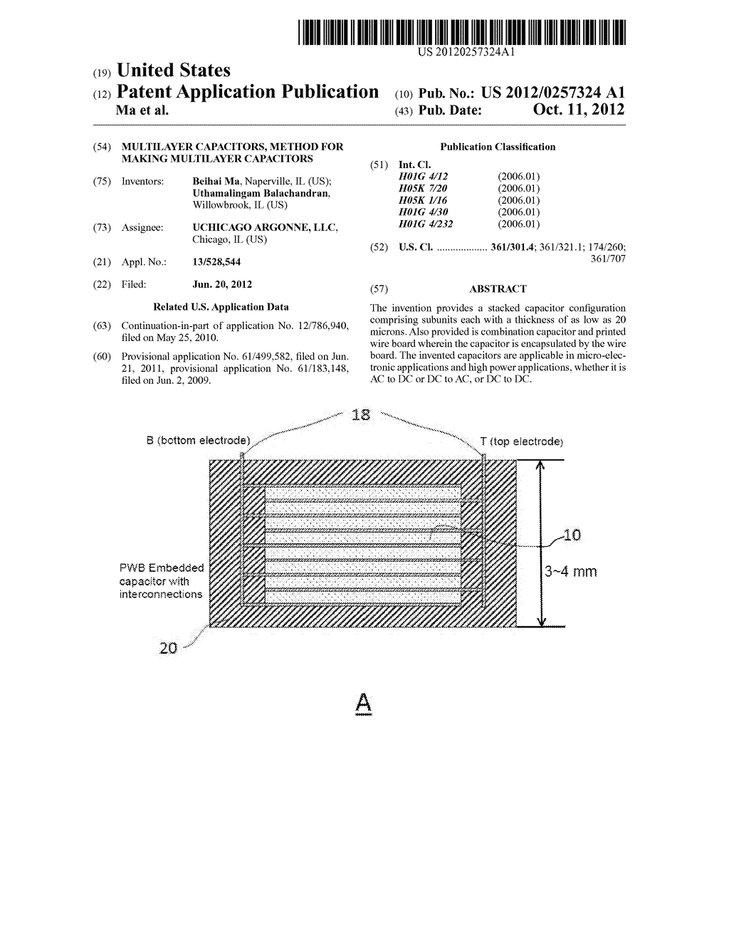 MULTILAYER CAPACITORS, METHOD FOR MAKING MULTILAYER CAPACITORS - diagram, schematic, and image 01