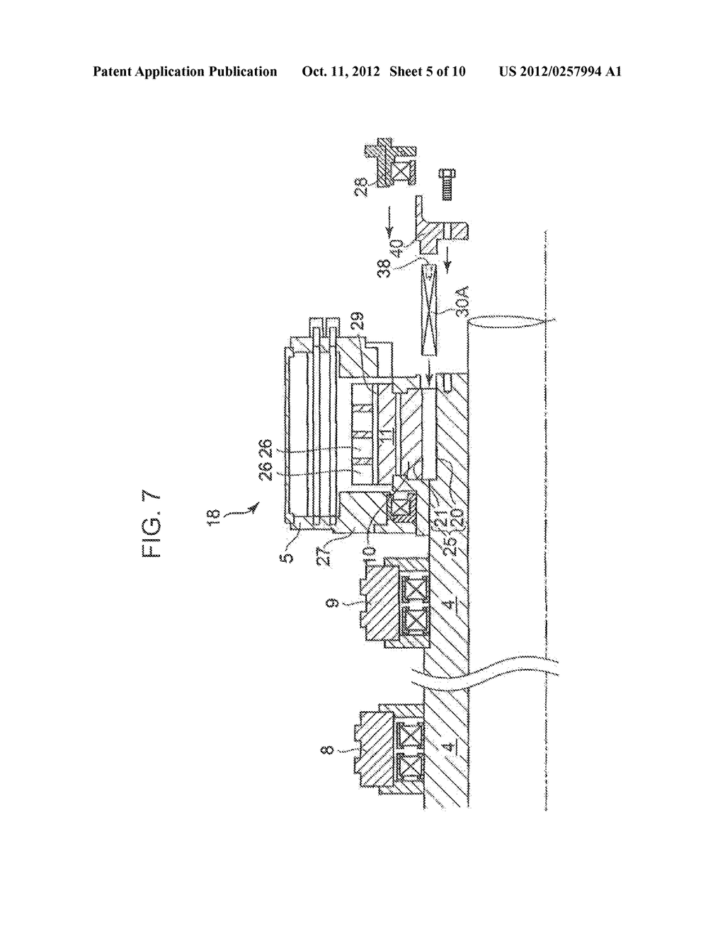 POWER GENERATING APPARATUS OF RENEWABLE ENERGY TYPE AND METHOD FOR     INSTALLING HYDRAULIC PUMP - diagram, schematic, and image 06