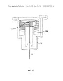 SAFETY NEEDLE ASSEMBLY WITH DISPLACEABLE LOCKING TONGUE diagram and image