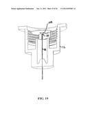 SAFETY NEEDLE ASSEMBLY WITH DISPLACEABLE LOCKING TONGUE diagram and image