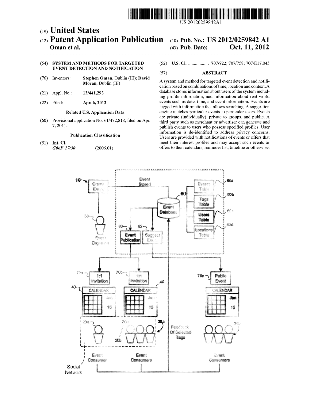 System and Methods for Targeted Event Detection and Notification - diagram, schematic, and image 01