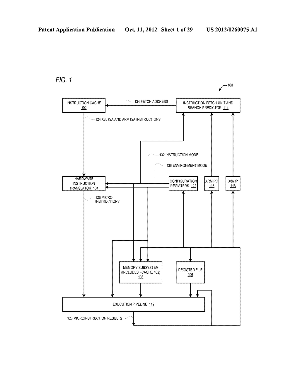 CONDITIONAL ALU INSTRUCTION PRE-SHIFT-GENERATED CARRY FLAG PROPAGATION     BETWEEN MICROINSTRUCTIONS IN READ-PORT LIMITED REGISTER FILE     MICROPROCESSOR - diagram, schematic, and image 02