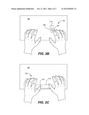 DYNAMIC TEXT INPUT USING ON AND ABOVE SURFACE SENSING OF HANDS AND FINGERS diagram and image