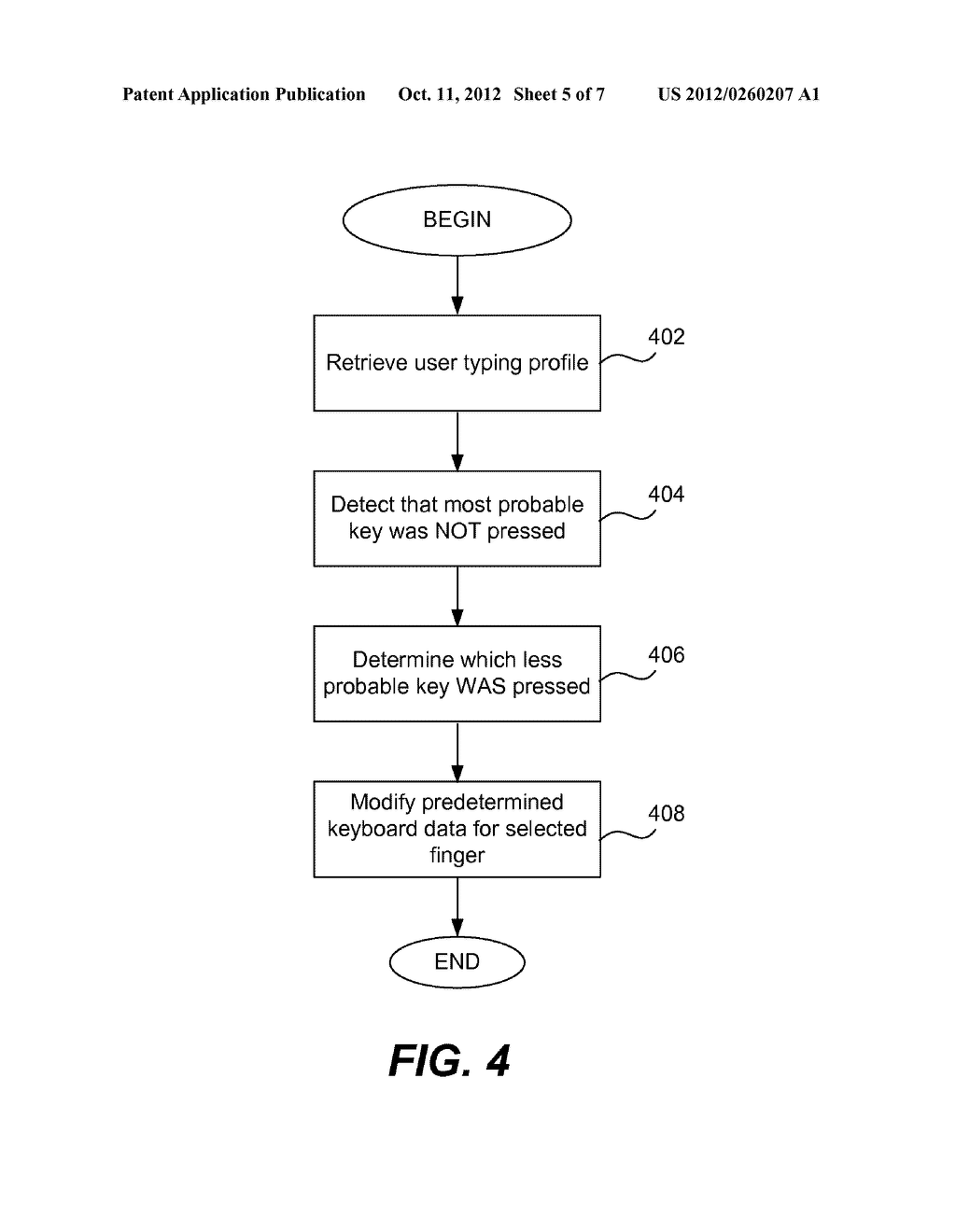 DYNAMIC TEXT INPUT USING ON AND ABOVE SURFACE SENSING OF HANDS AND FINGERS - diagram, schematic, and image 06