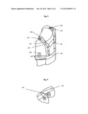 Tear away light emulating light reflecting safety vest/poncho diagram and image