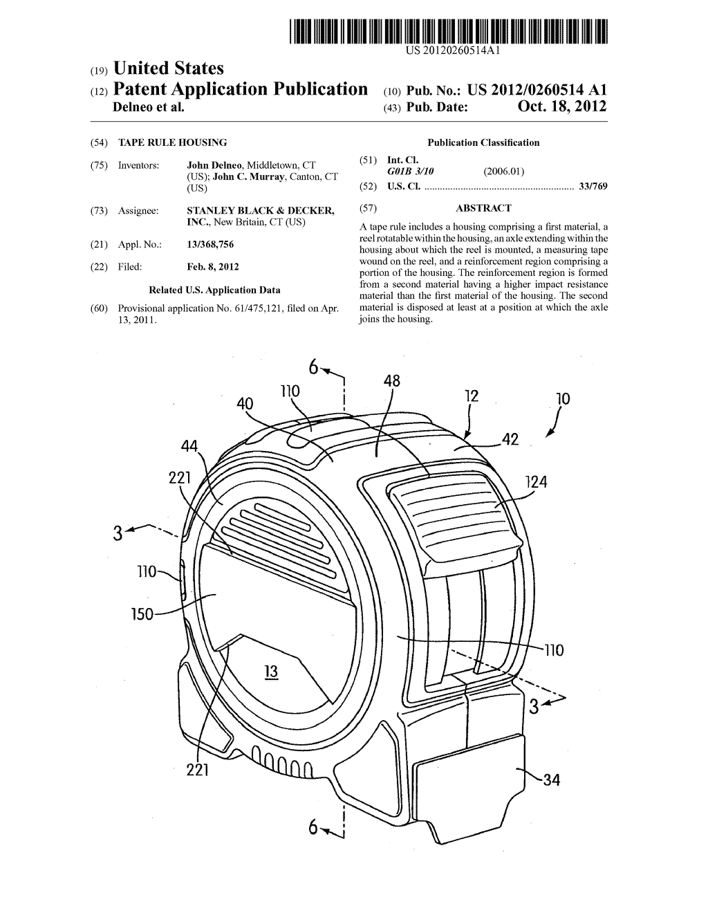 TAPE RULE HOUSING - diagram, schematic, and image 01