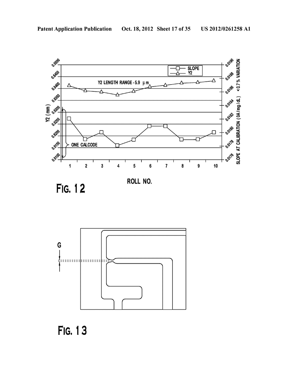 TEST STRIPS, METHODS, AND SYSTEM OF MANUFACTURING TEST STRIP LOTS HAVING A     PREDETERMINED CALIBRATION CHARACTERISTIC - diagram, schematic, and image 18