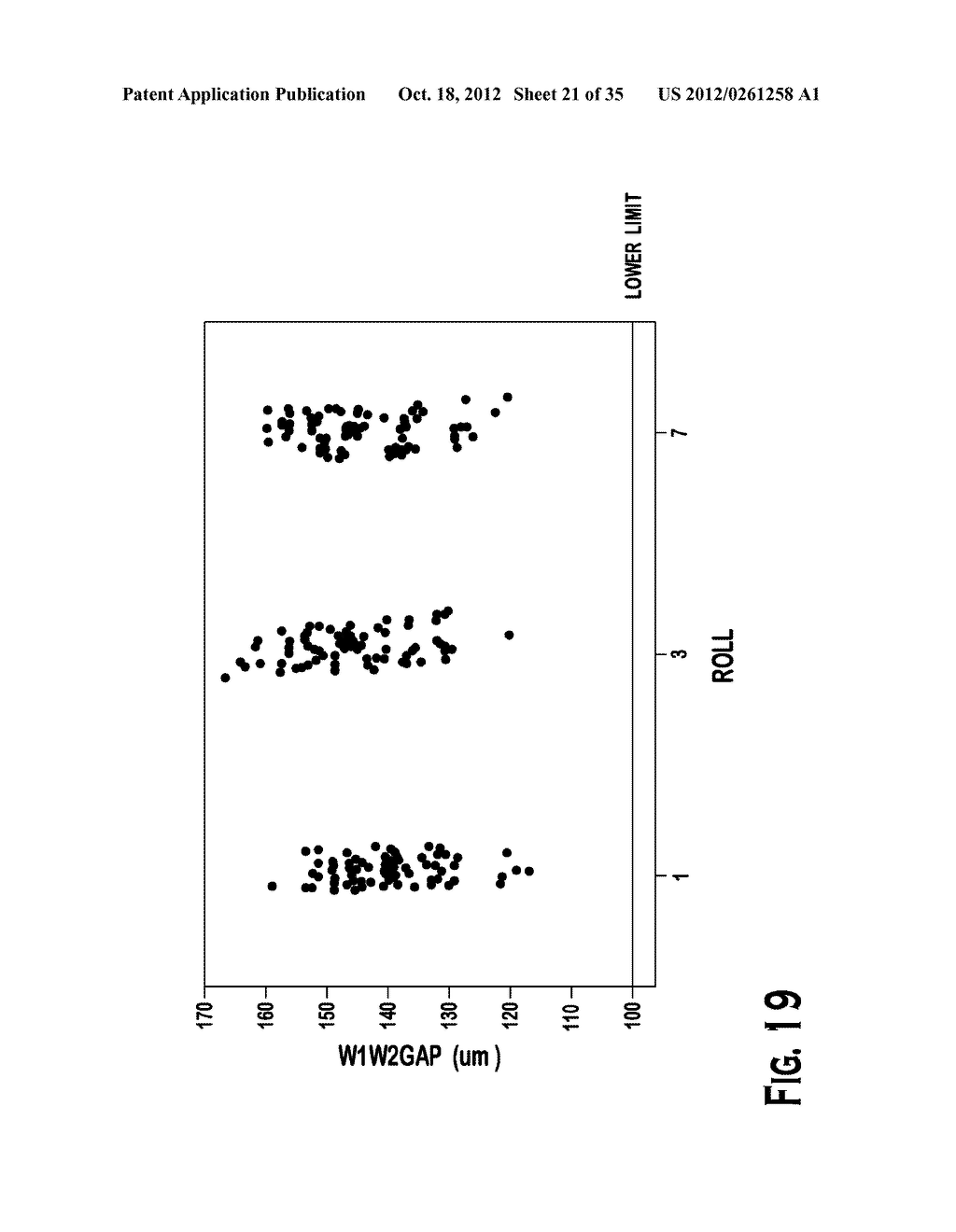 TEST STRIPS, METHODS, AND SYSTEM OF MANUFACTURING TEST STRIP LOTS HAVING A     PREDETERMINED CALIBRATION CHARACTERISTIC - diagram, schematic, and image 22