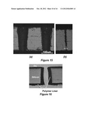 THROUGH PACKAGE VIA STRUCTURES IN PANEL-BASED SILICON SUBSTRATES AND     METHODS OF MAKING THE SAME diagram and image
