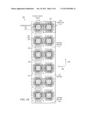 LEAD FRAME STRIP FOR REDUCED MOLD STICKING DURING DEGATING diagram and image