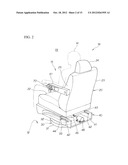 SEAT DEVICE FOR USE IN A VEHICLE diagram and image