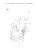 SEAT DEVICE FOR USE IN A VEHICLE diagram and image