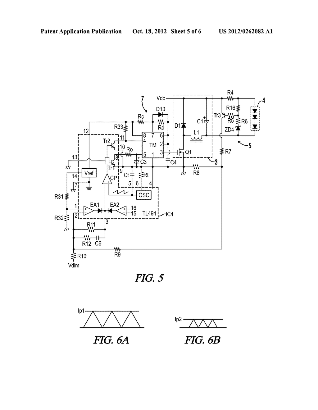 SEMICONDUCTOR LIGHT-EMITING ELEMENT DRIVER CIRCUIT AND LIGHT FIXTURE USING     THE SAME - diagram, schematic, and image 06