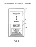 APPARATUS, METHOD, COMPUTER PROGRAM AND USER INTERFACE diagram and image