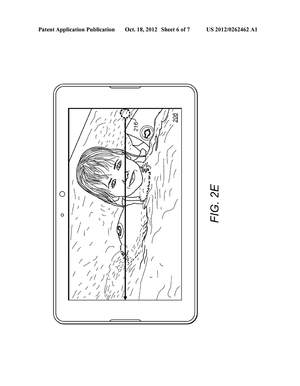 PORTABLE ELECTRONIC DEVICE FOR DISPLAYING IMAGES AND METHOD OF OPERATION     THEREOF - diagram, schematic, and image 07
