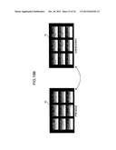 DETECTING CROSSTALK ON A DISPLAY SURFACE COMPARTMENTALIZED INTO DISPLAY     REGIONS BY IMAGE PATTERNS CONTAINED IN AN INPUT IMAGE SIGNAL TO A DISPLAY     DEVICE diagram and image