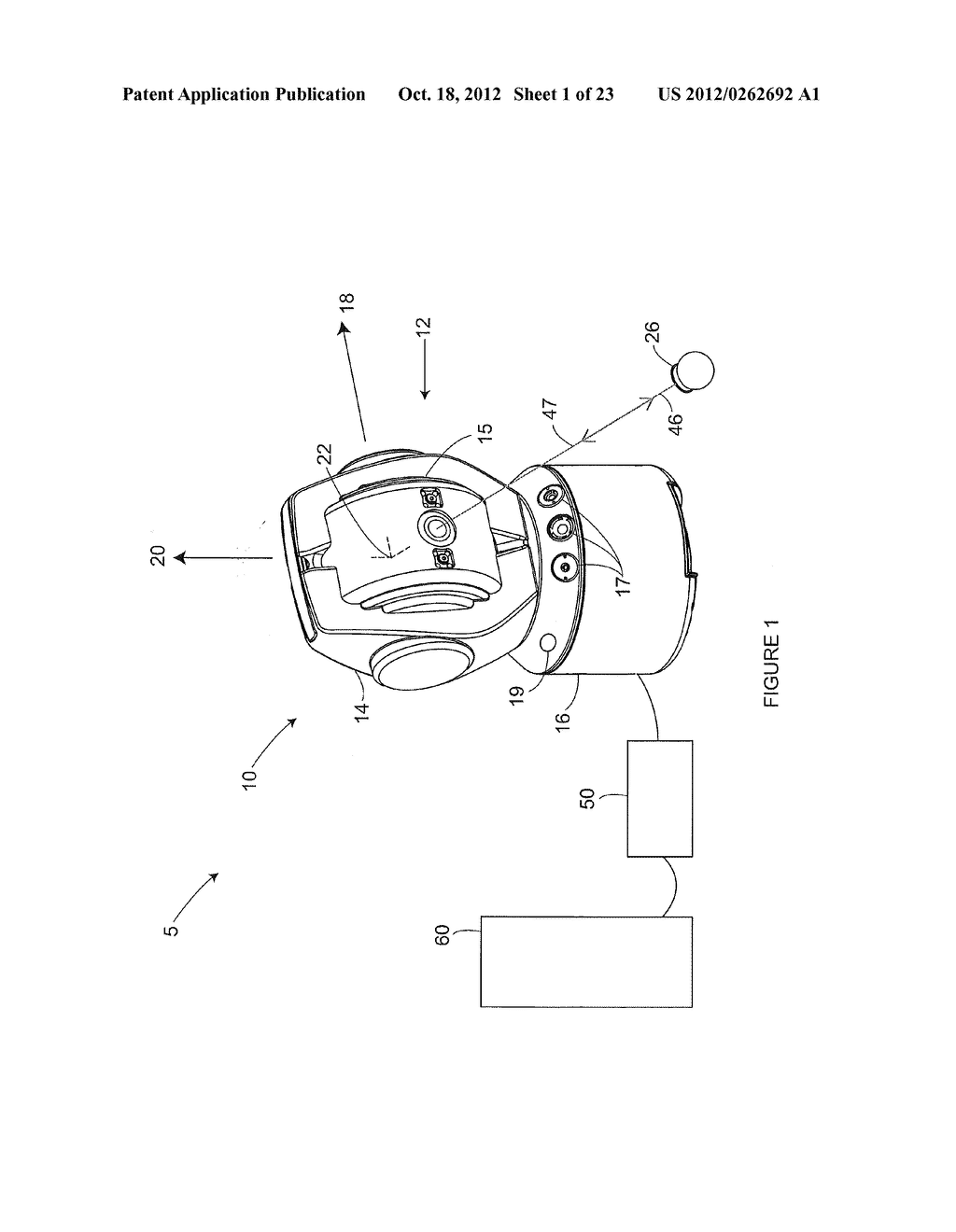 LASER TRACKER THAT COMBINES TWO DIFFERENT WAVELENGTHS WITH A FIBER-OPTIC     COUPLER - diagram, schematic, and image 02