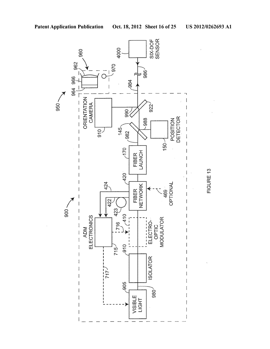 ABSOLUTE DISTANCE METER THAT USES A FIBER-OPTIC SWITCH TO REDUCE DRIFT - diagram, schematic, and image 17