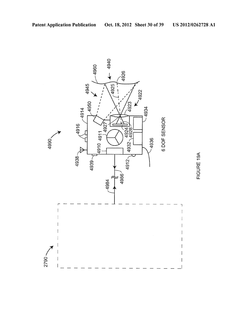 SIX DEGREE-OF-FREEDOM LASER TRACKER THAT COOPERATES WITH A REMOTE     PROJECTOR TO CONVEY INFORMATION - diagram, schematic, and image 31