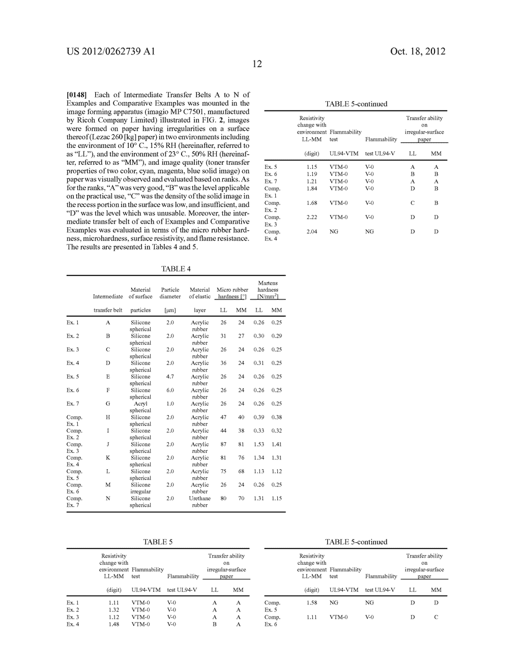 INTERMEDIATE TRANSFER BELT AND IMAGE FORMING APPARATUS - diagram, schematic, and image 17