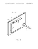 ELECTRONIC DEVICE WITH DEPRESSIBLE AND ROTATABLE WHEEL diagram and image