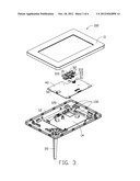 ELECTRONIC DEVICE WITH DEPRESSIBLE AND ROTATABLE WHEEL diagram and image