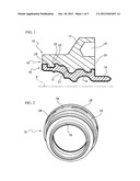 FLANGED BEARING RING FOR THE HUB OF A MOTOR VEHICLE WHEEL diagram and image