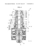 ROTARY JOINT DEVICE, METHOD OF MACHINING ROTARY JOINT DEVICE, AND MAIN     SHAFT DRIVING APPARATUS FOR MACHINE TOOL INCLUDING ROTARY JOINT DEVICE diagram and image