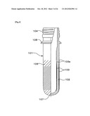 SYNTHETIC RESIN BOTTLE HAVING A GRADATION PATTERN, AND PROCESS FOR     INJECTION MOLDING THE PREFORM FOR USE IN SUCH A BOTTLE diagram and image