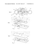 Disposable Device for the Detection of Particles of Interest, Such as     Biological Entities, Detection System Comprising Said Device and Method     for Using Same diagram and image