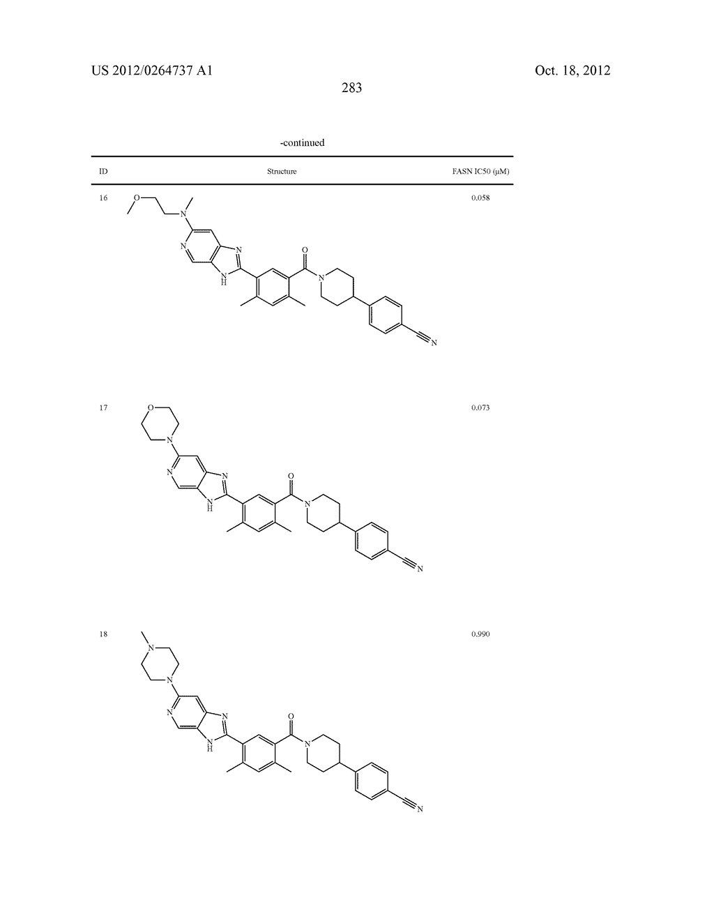 Heterocyclic Modulators of Lipid Synthesis - diagram, schematic, and image 285