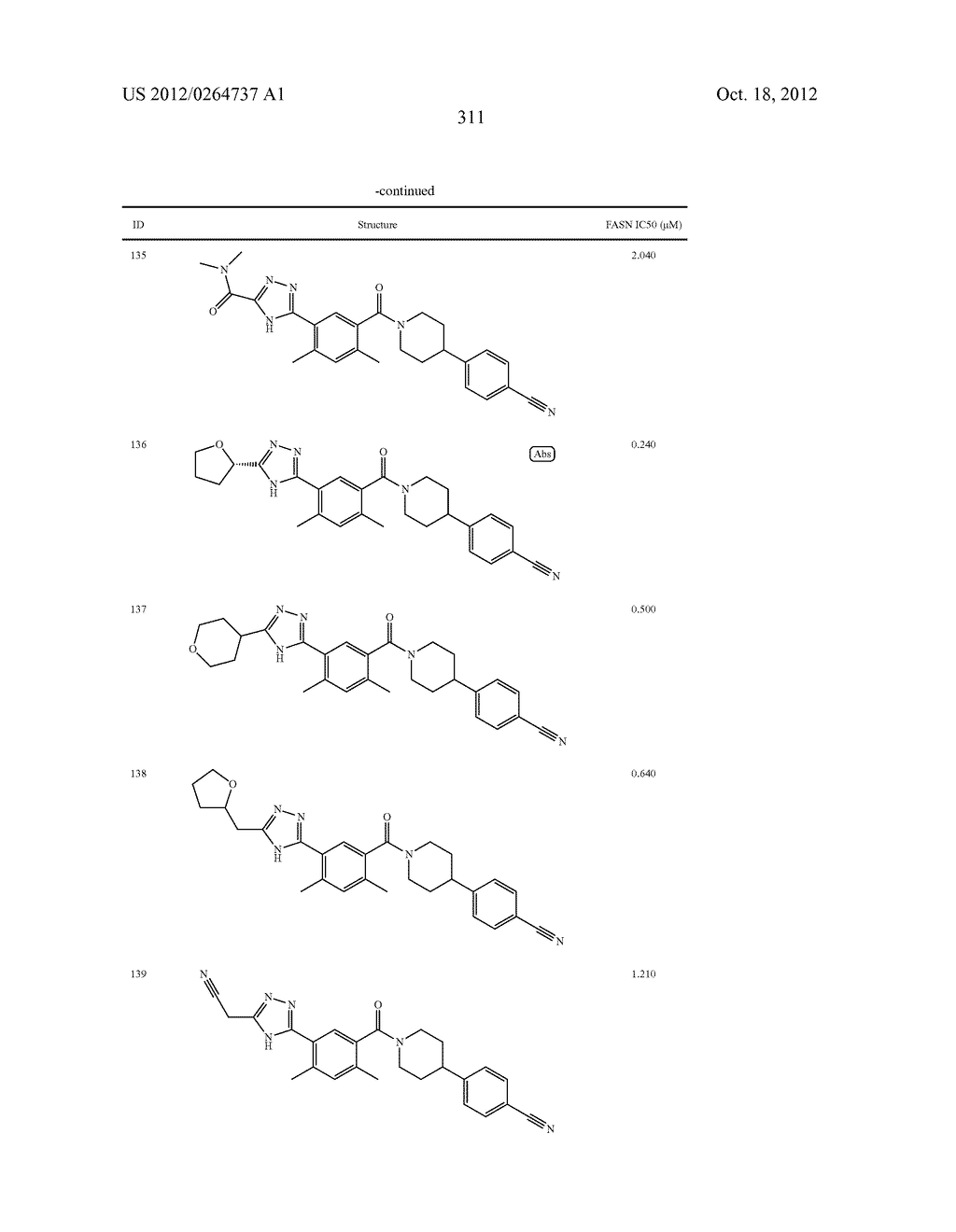 Heterocyclic Modulators of Lipid Synthesis - diagram, schematic, and image 313