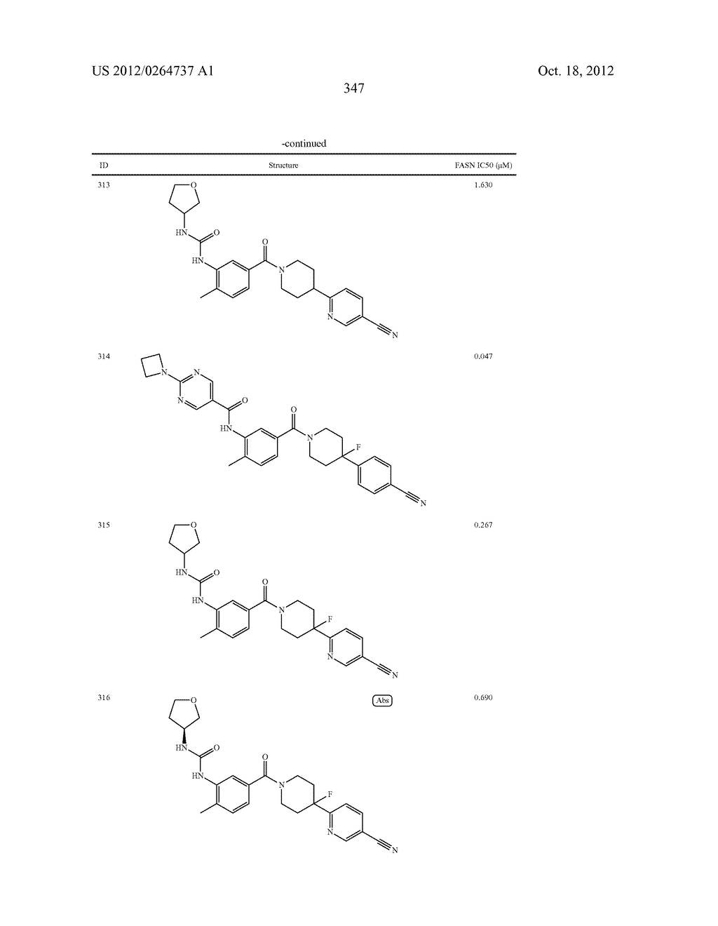 Heterocyclic Modulators of Lipid Synthesis - diagram, schematic, and image 349
