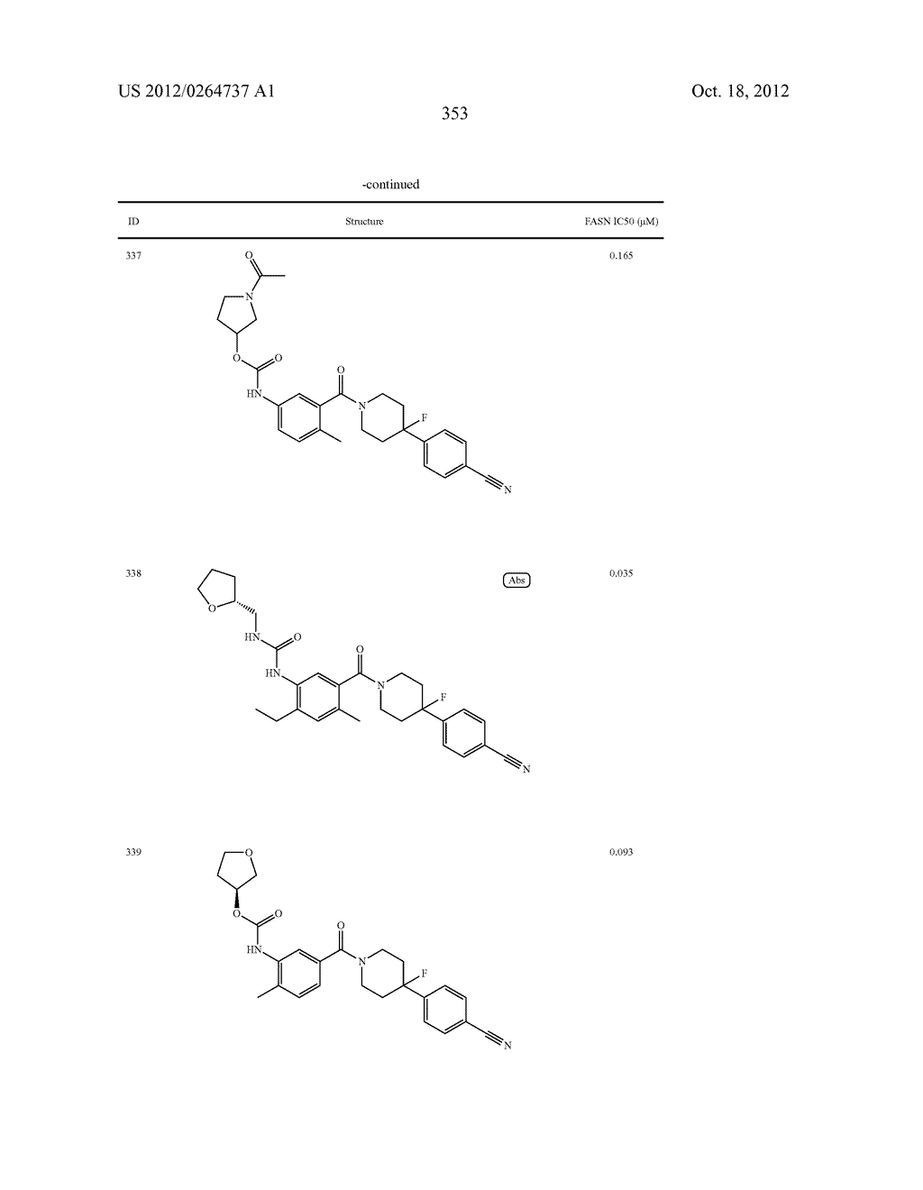 Heterocyclic Modulators of Lipid Synthesis - diagram, schematic, and image 355