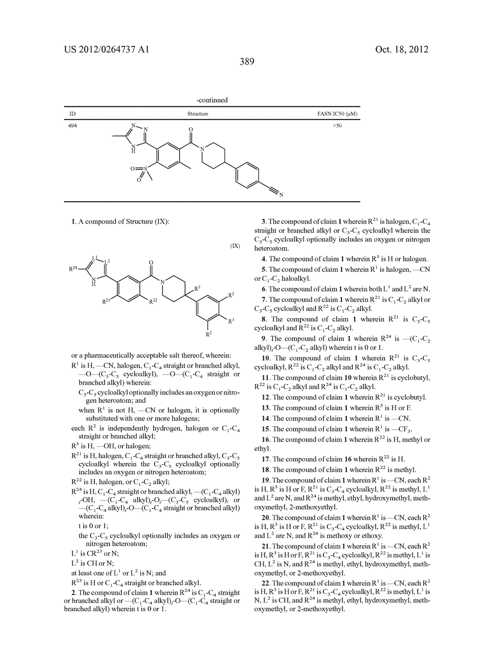Heterocyclic Modulators of Lipid Synthesis - diagram, schematic, and image 391