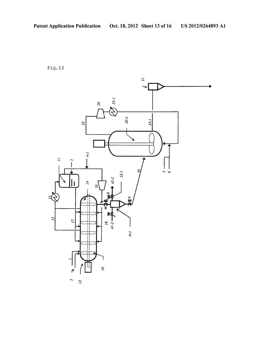 REACTOR FOR PROPYLENE POLYMERIZATION AND PROCESS FOR PRODUCING PROPYLENE     POLYMER - diagram, schematic, and image 14
